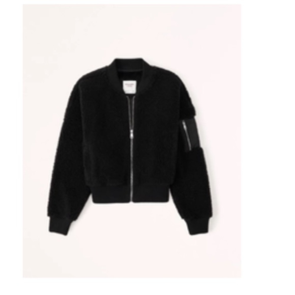 Abercrombie & fitch Sherpa bomber jacket